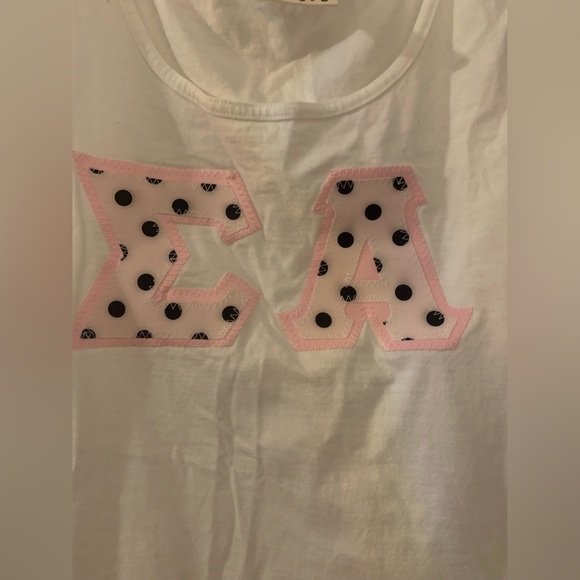 Sigma Alpha Greek Letters Tank - Picture 2 of 2